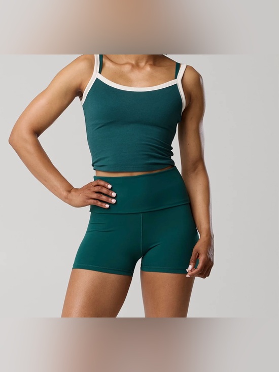 aerie Pants - Offline by Aerie Real Me Xtra Foldover Biker Shorts NWT
